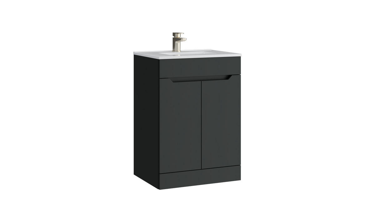Urban 600mm 2 Door Floor Standing Unit Matt Anthracite
