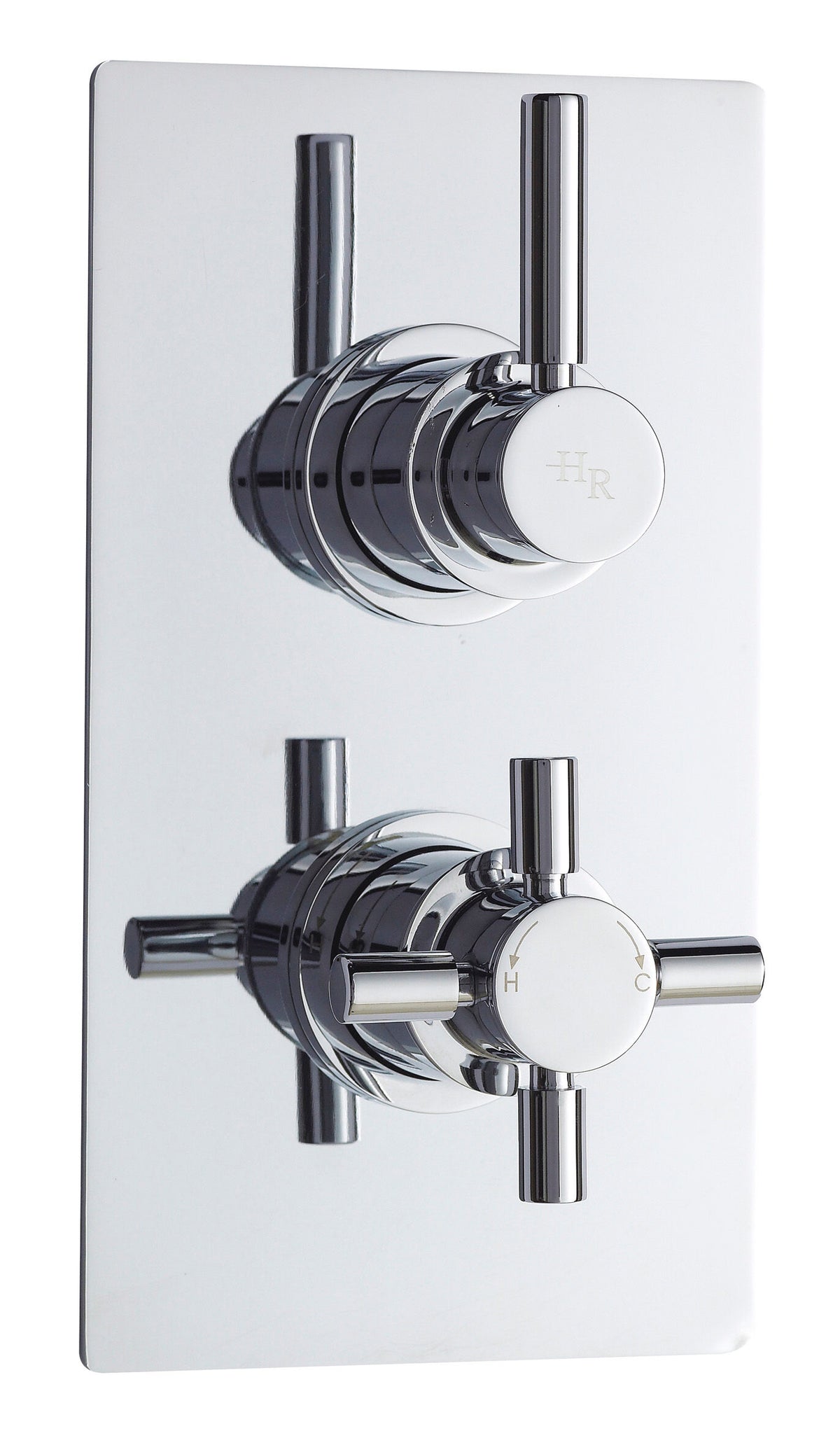 Hudson Reed Tec Pura Twin Thermostatic Shower Valve With Diverter