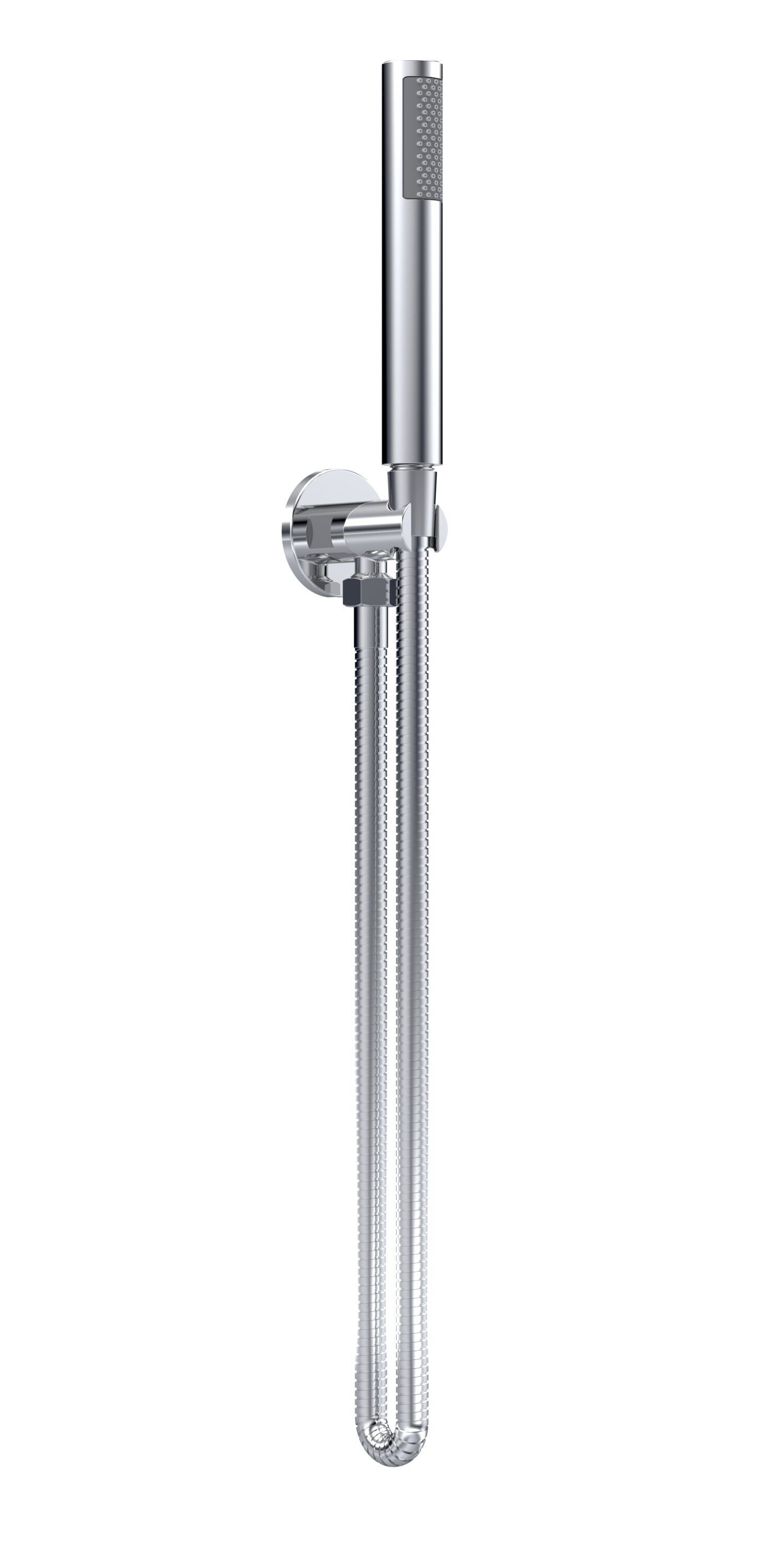Chrome Shower Handset Kit Parking Bracket Kit Outlet Elbow