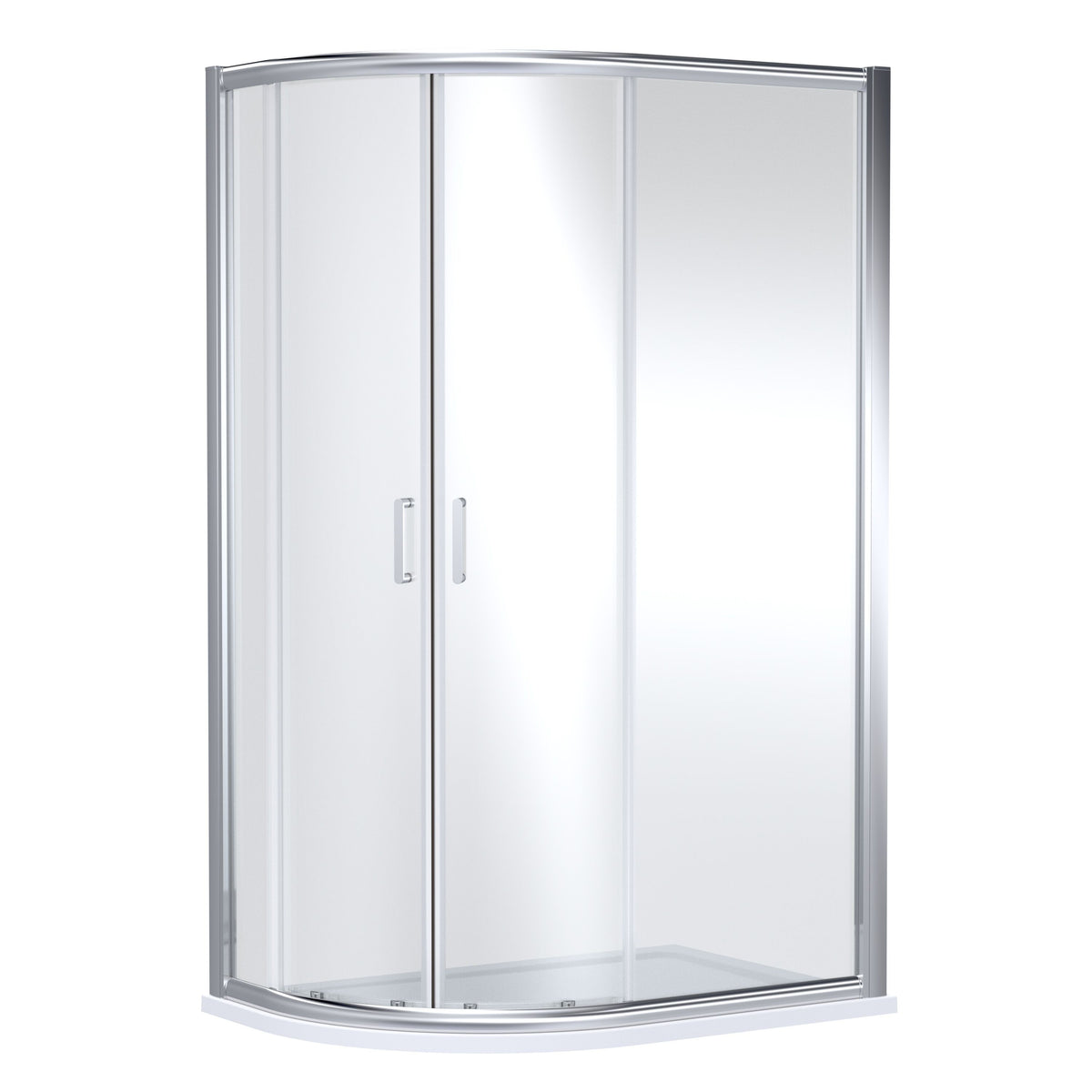 Nuie Lucie 1200mm Offset Quadrant Shower Enclosure