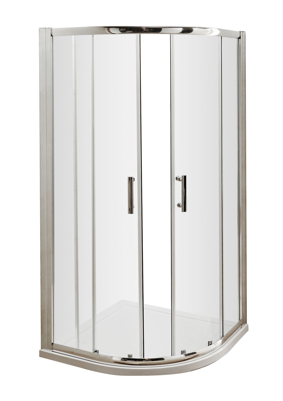 Nuie Hudson Reed Pacific 800mm Quadrant Shower Enclosure - Square T Shape Handle