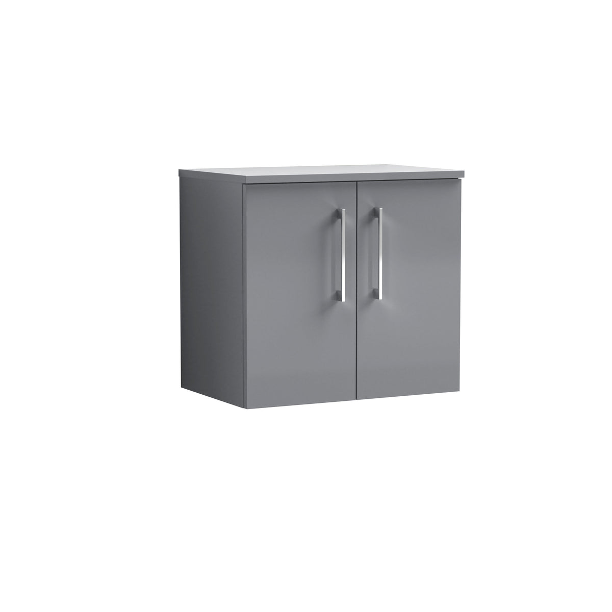 Nuie Arno 600mm 2 Door Wall Hung Vanity Unit With Co-ordinating Worktop