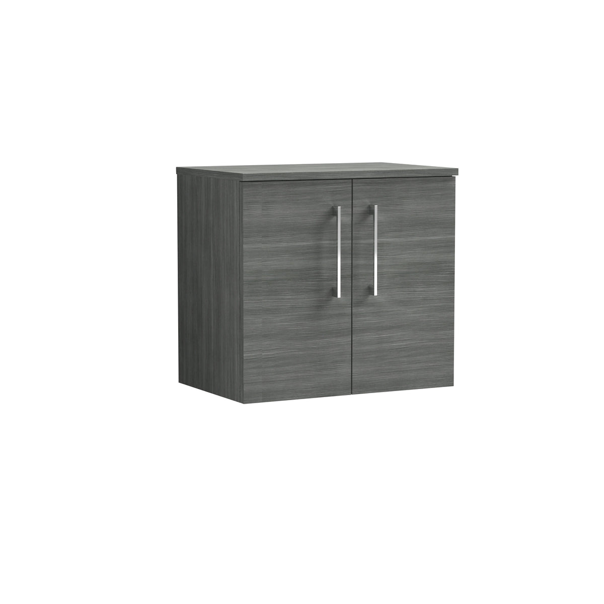 Nuie Arno 600mm 2 Door Wall Hung Vanity Unit With Co-ordinating Worktop