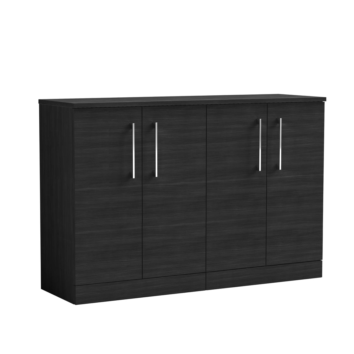 Nuie Arno 1200mm 2 Door Floor Standing Vanity Unit With Co-ordinating Worktop