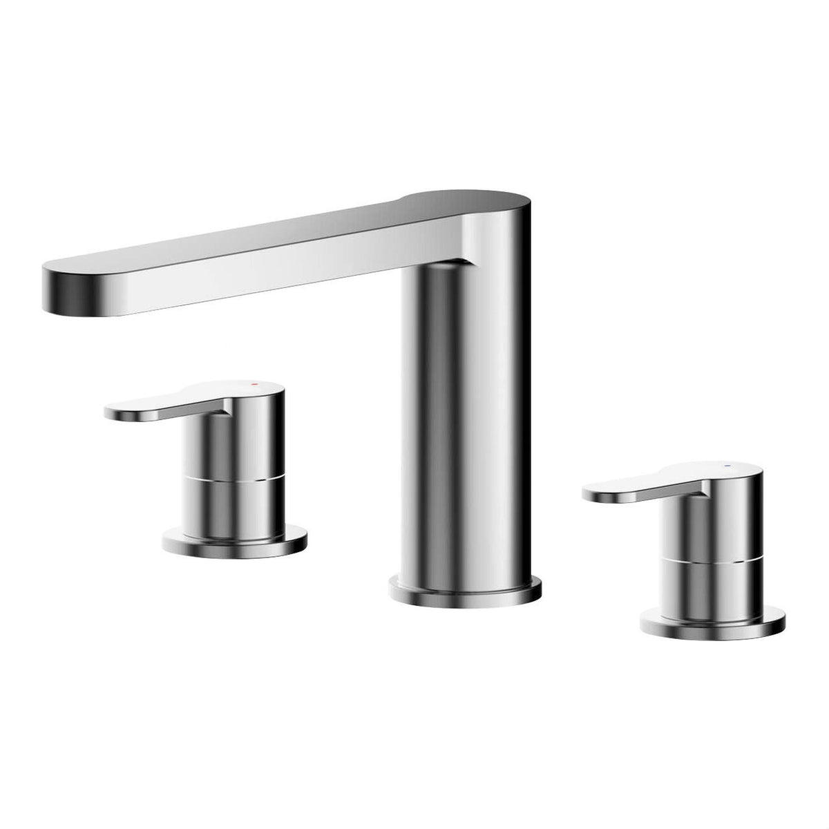 Nuie Arvan 3 Tap Hole Bath Filler Deck Mounted Bath Filler Tap Hole Bath