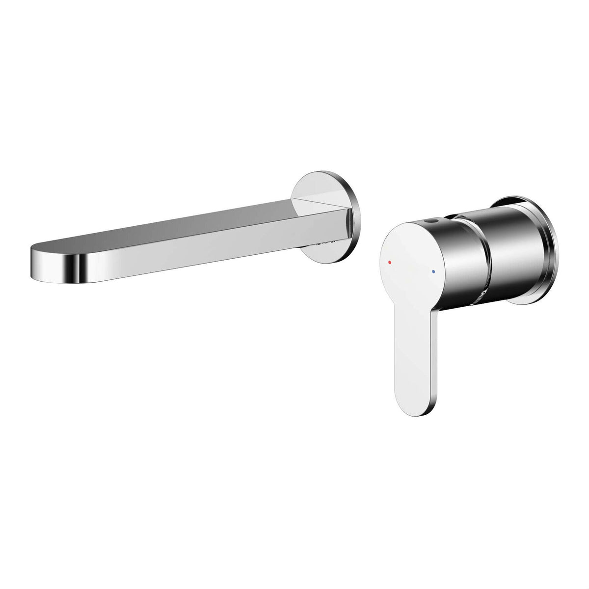 Nuie Arvan 2 Tap Hole Wall Mounted Basin Mixer 2 Tap Hole