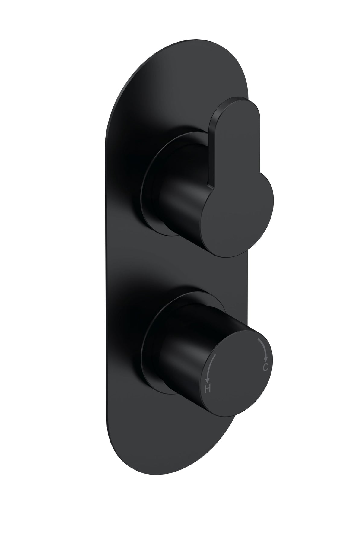 Nuie Arvan Twin Thermostatic Shower Valve With Diverter