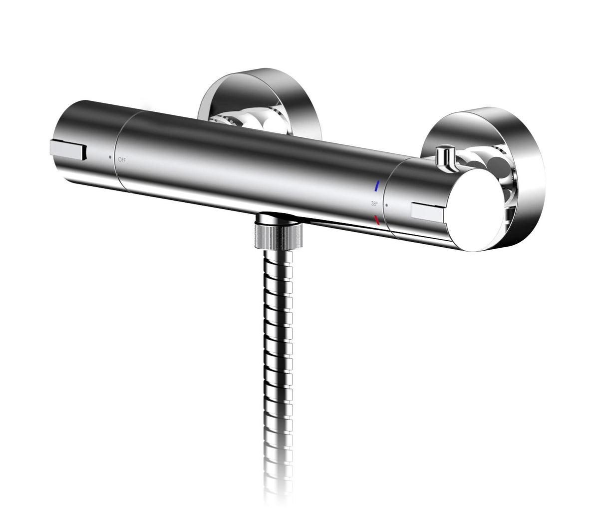 Nuie Arvan Thermostatic Bar Shower Valve