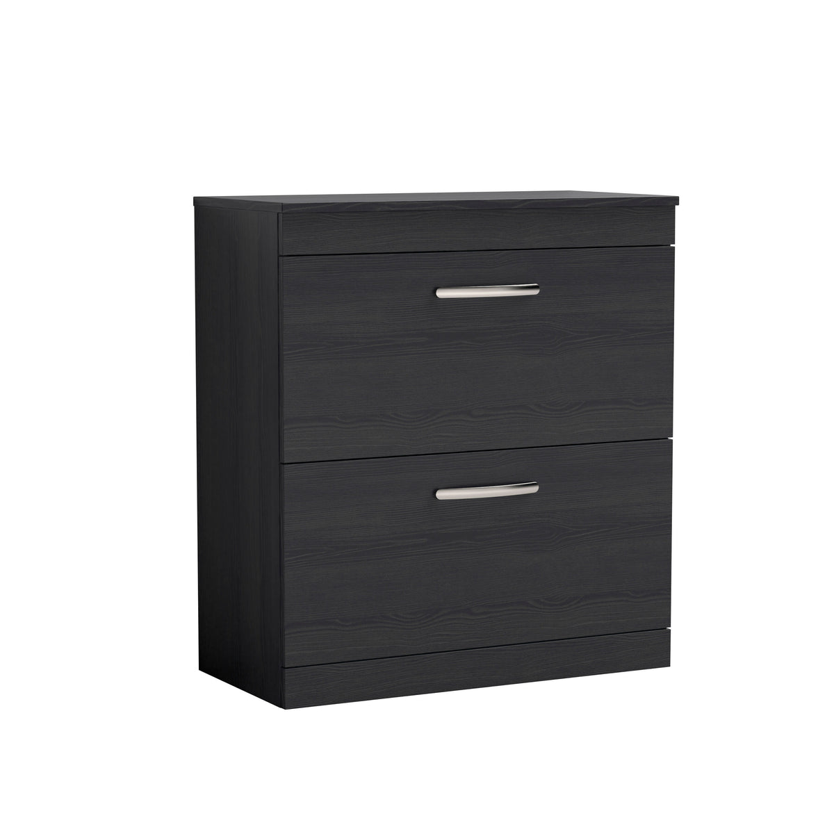 Nuie Athena 800mm 2 Drawer Floor Standing Vanity Unit With Co-ordinating Worktop