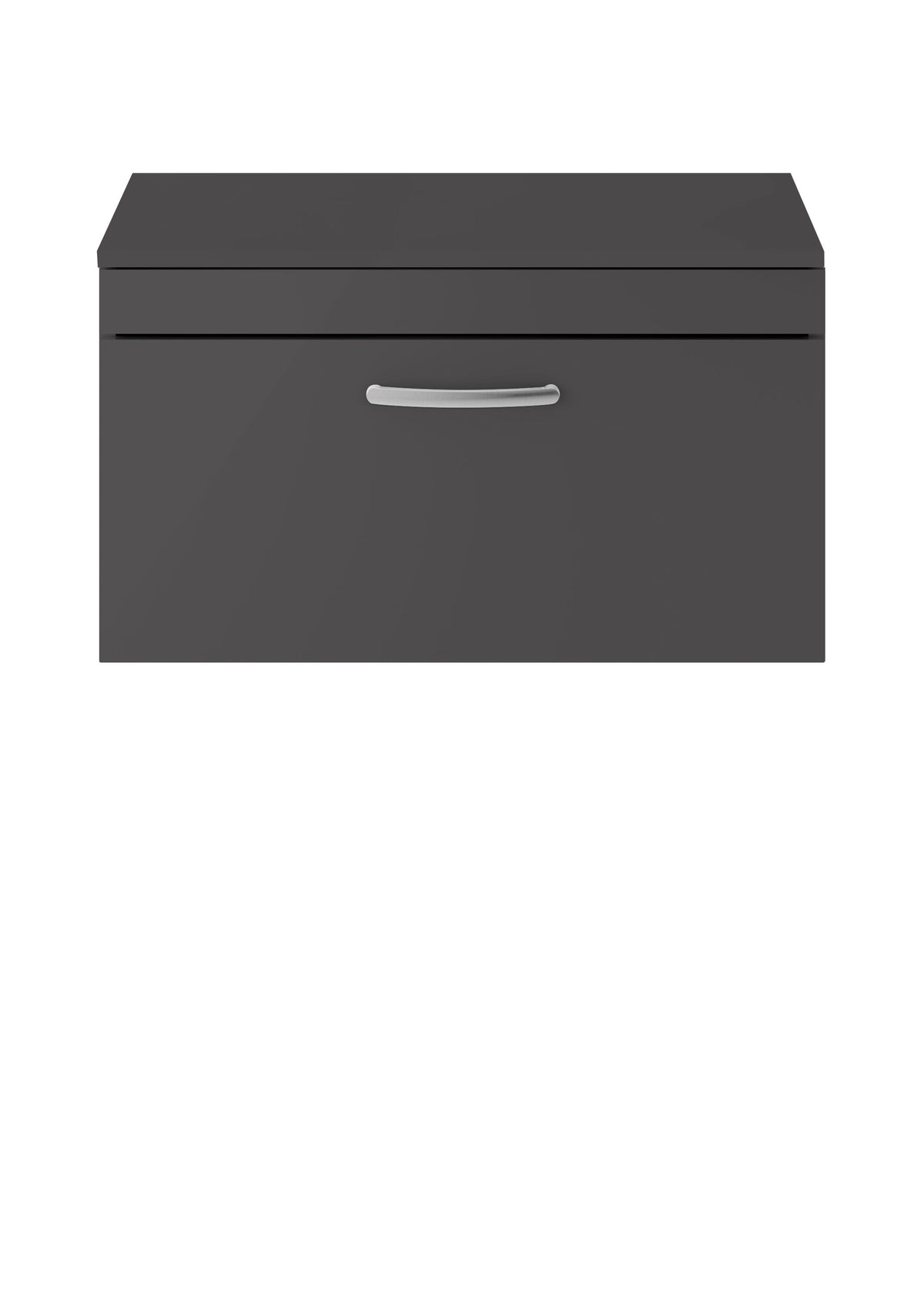 Nuie Athena 800mm 1 Drawer Wall Hung Vanity Unit With Co-ordinating Worktop