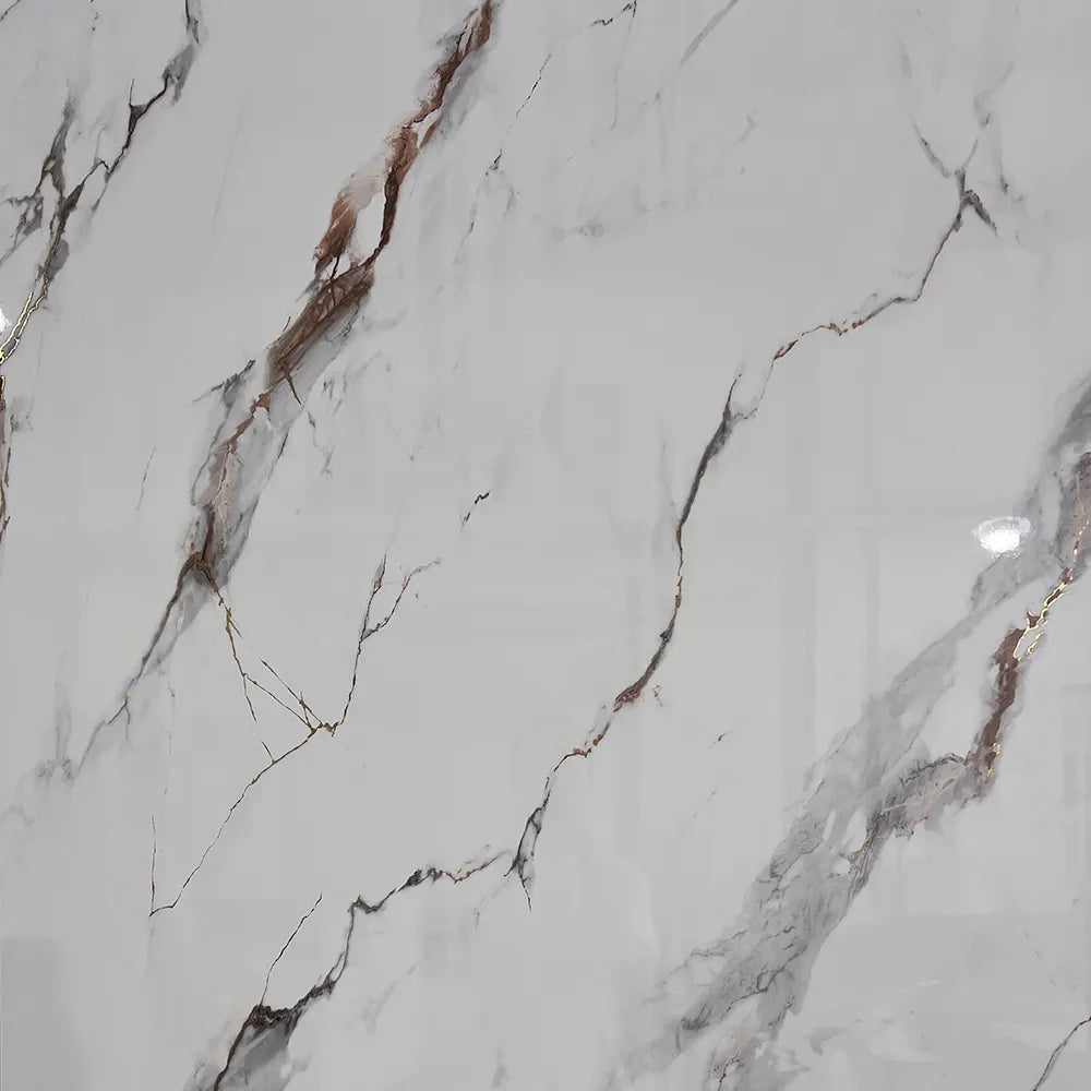 Modura Arabescato Marble Matt PVC Bathroom Panel 1000mm x 2400mm x 10mm