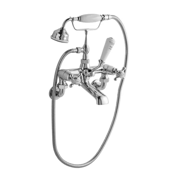 Bayswater Chrome Wall Mounted Bath Shower Mixer