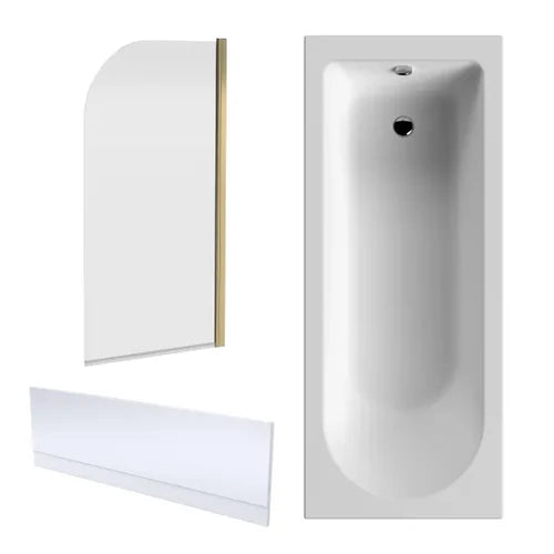 Traditional Brushed Brass Bathroom Package