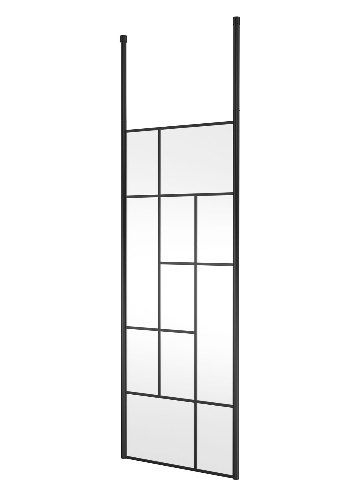 Hudson Reed 850mm Abstract Frame Wetroom Screen With Ceiling Posts