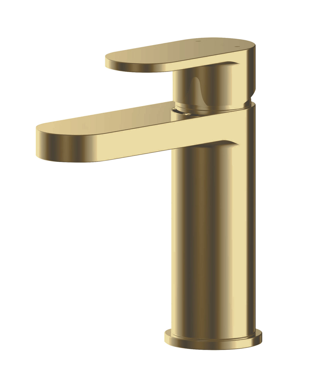 Nuie Binsey Mono Basin Mixer With Push Button Waste