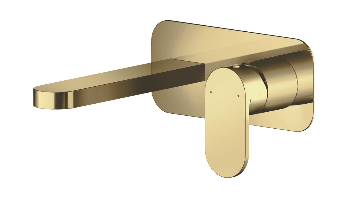 Nuie Binsey 2 Tap Hole Wall Mounted Basin Mixer