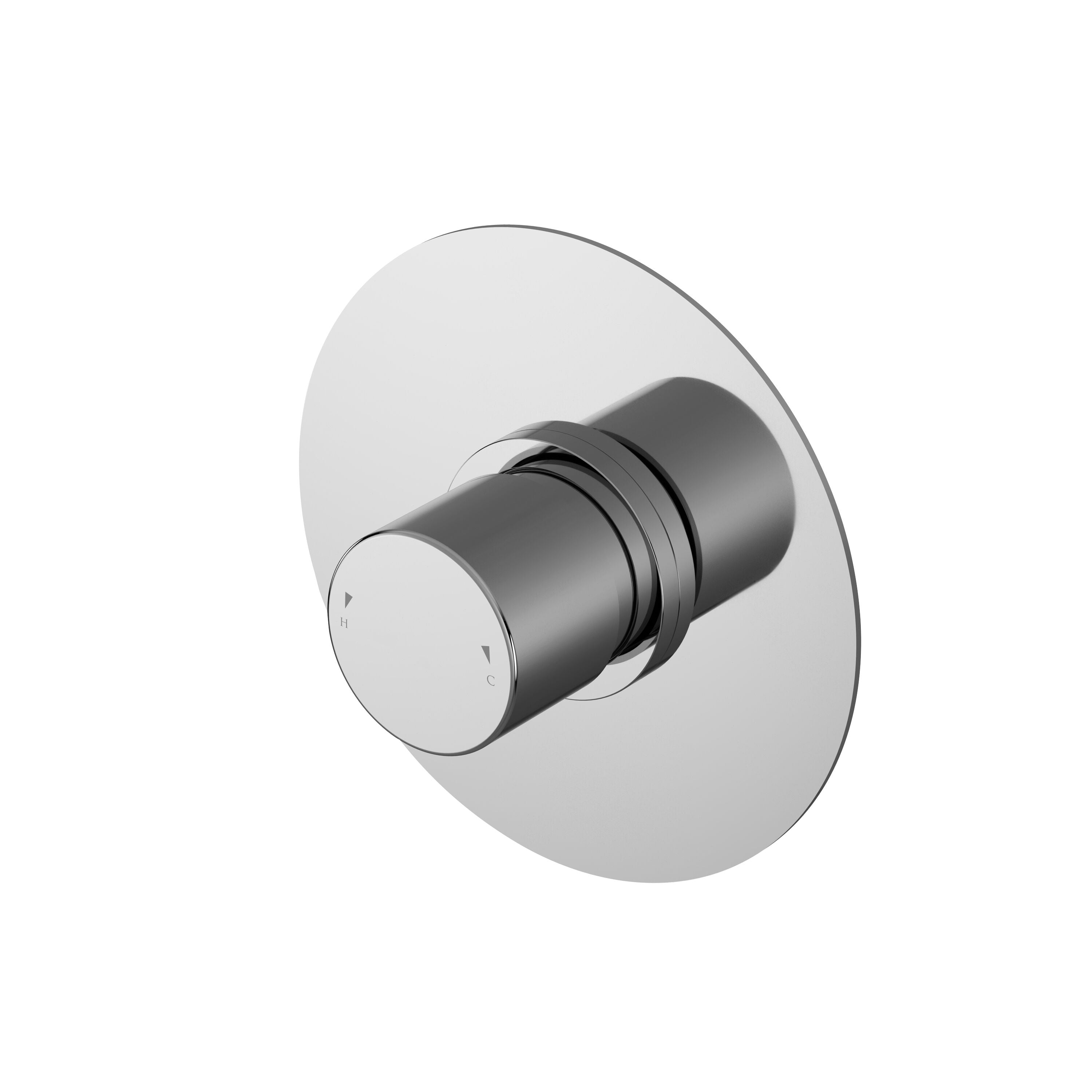 nuie Binsey Chrome Thermostatic Temperature Control Valve