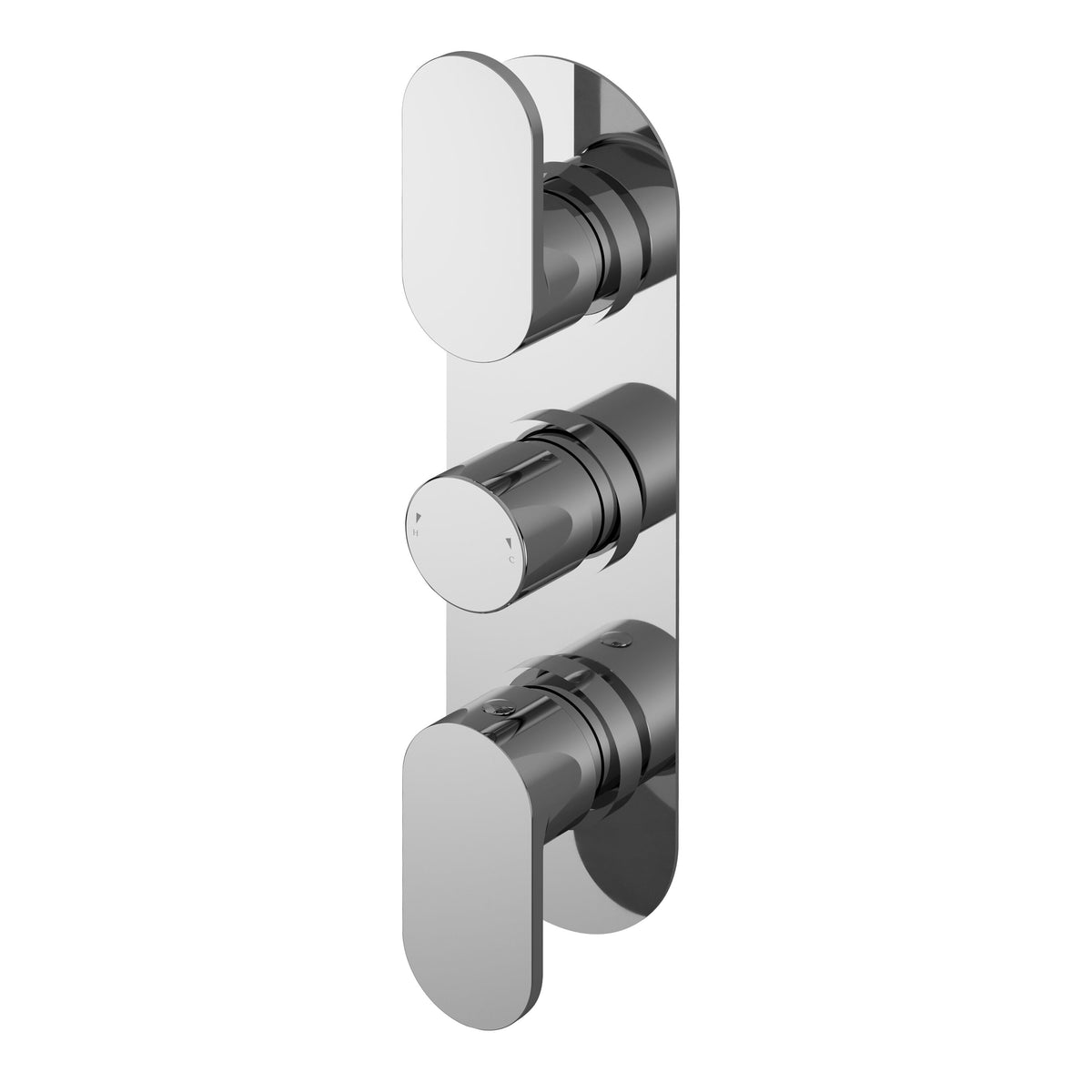 Nuie Binsey Triple Thermostatic Shower Valve With Diverter