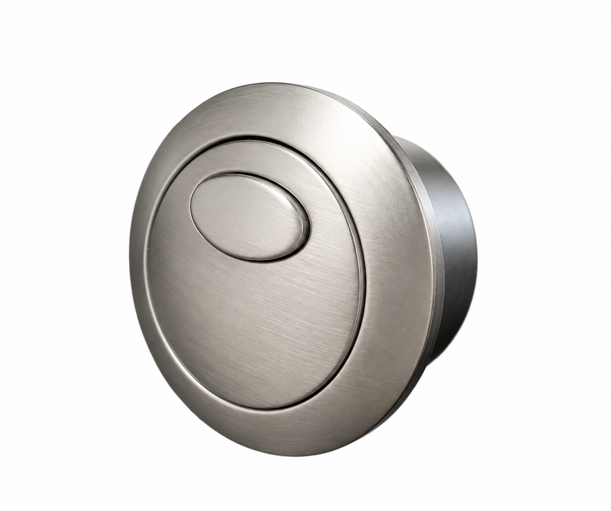 Brushed Nickel Kameo Cistern Button - BNK4MPB