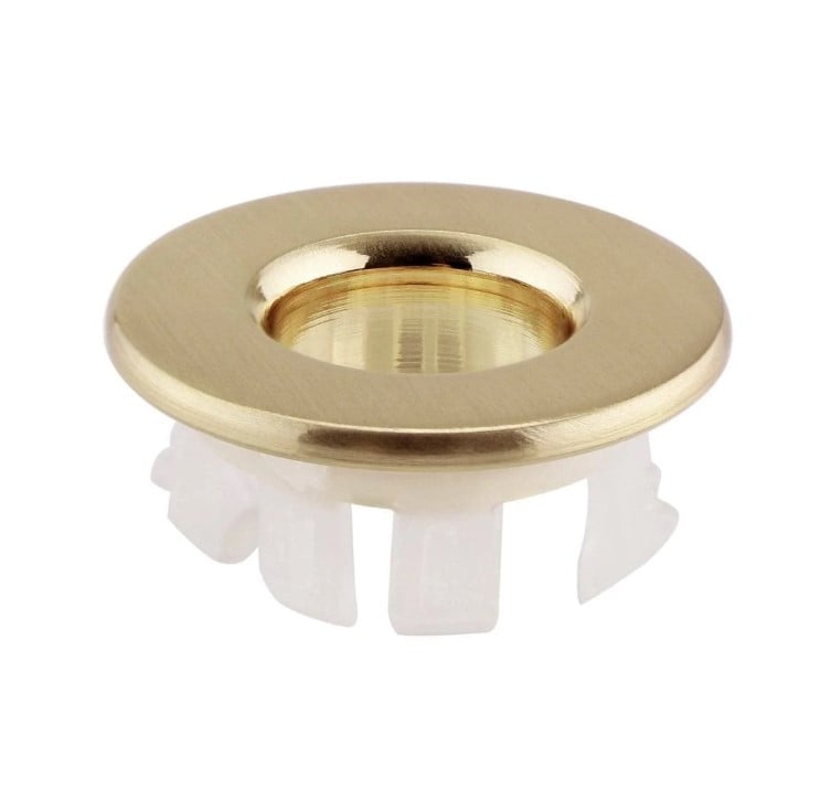 Basin Overflow Cover Brushed Brass - BOC01BB