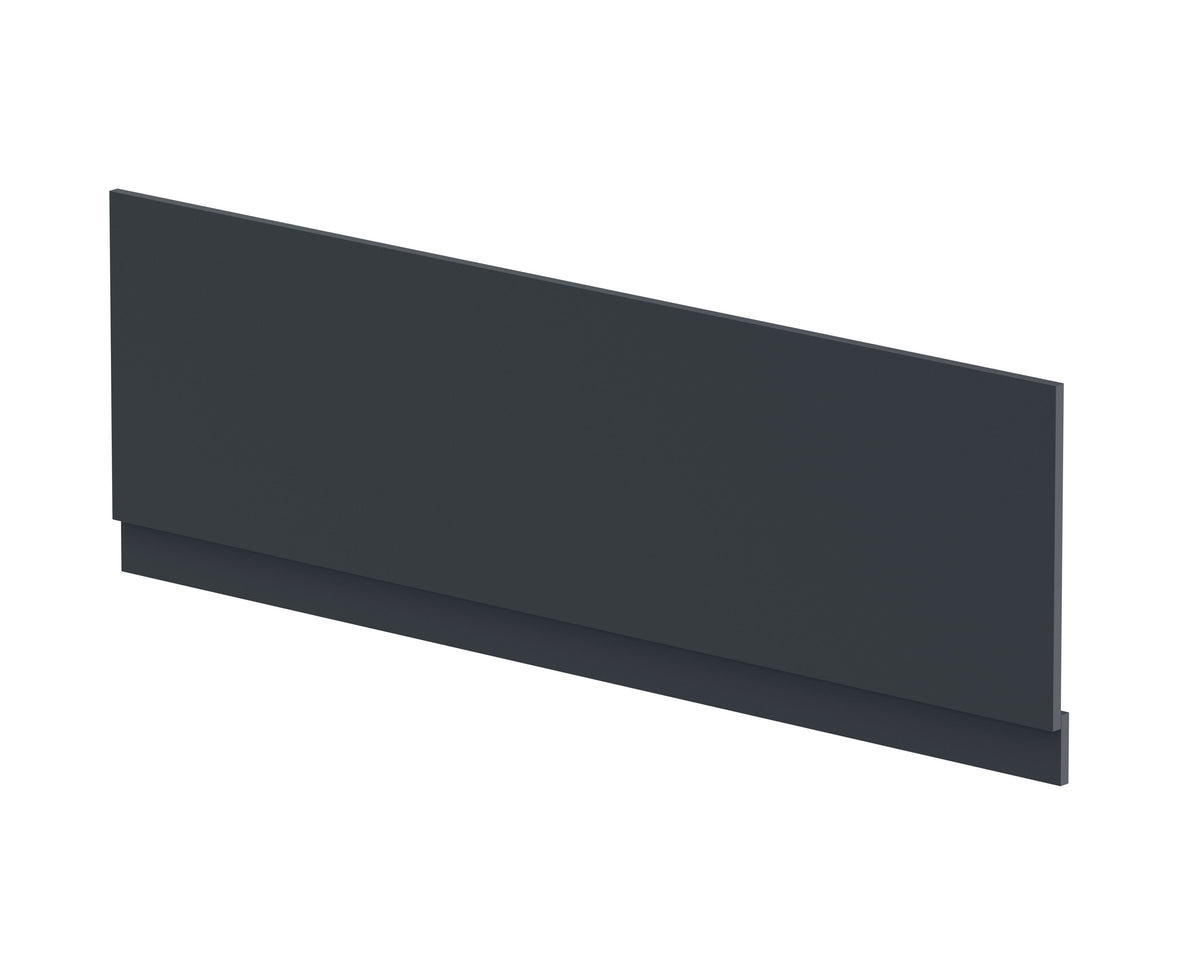 Nuie 1700mm MDF Matt Straight Front Bath Panel With Plinth