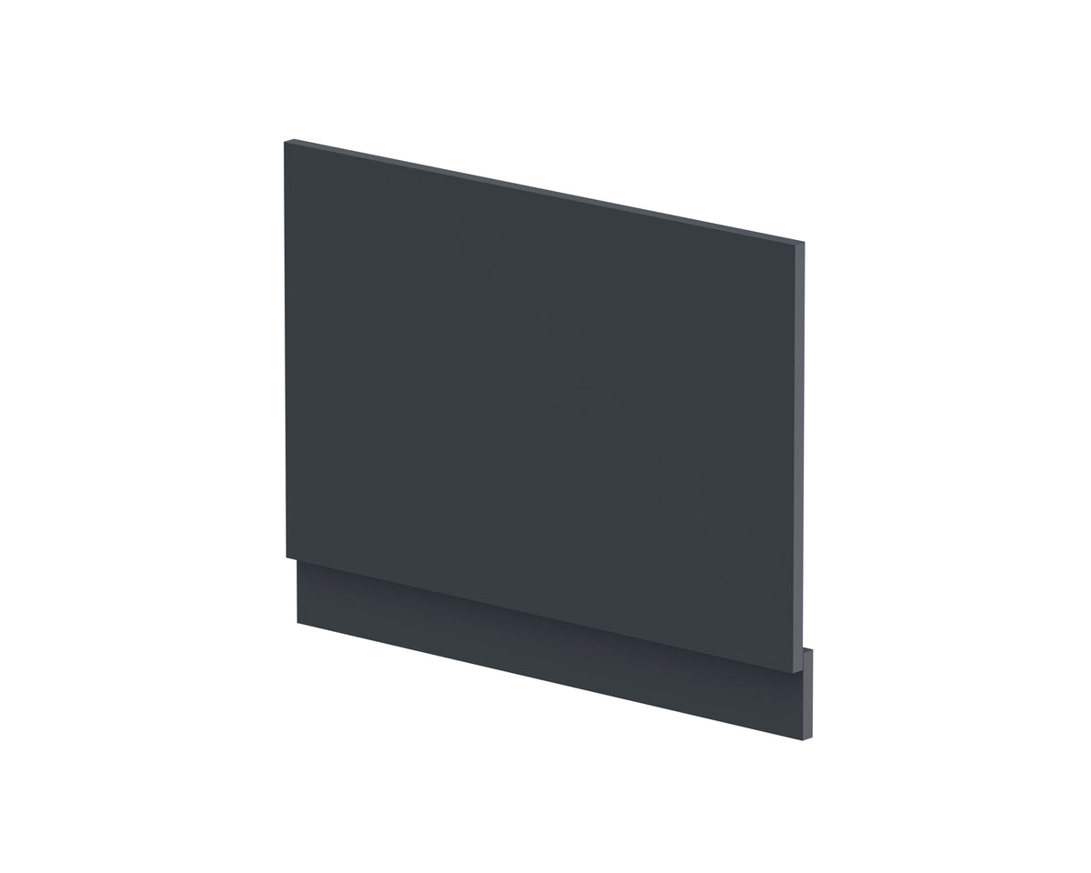 Nuie 750mm MDF Matt Straight End Bath Panel With Plinth