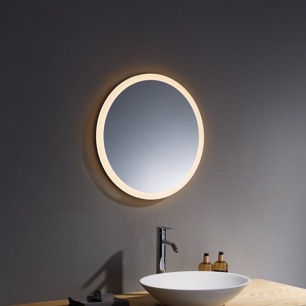 Burleigh 600mm Round with White Acrylic Edge - BUW60 - BUW60 1