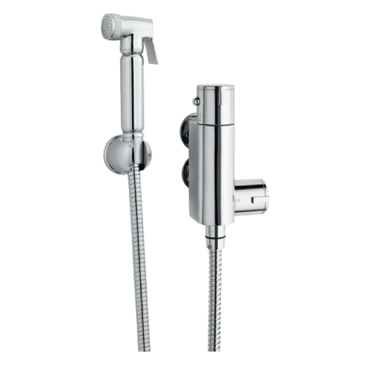 Nuie Thermostatic Bar Shower Valve and Douche Spray Kit