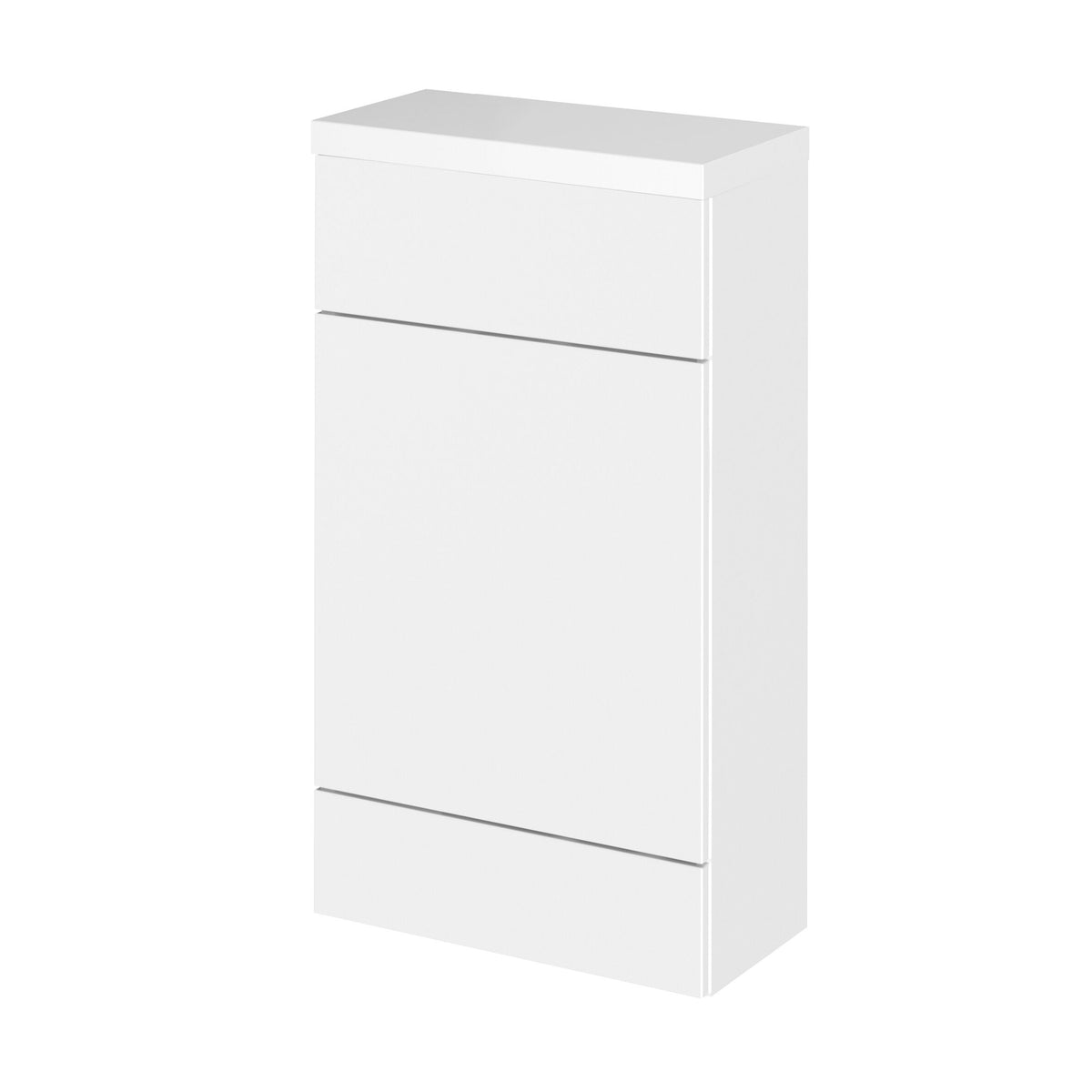 Hudson Reed Fusion 500mm Floor Standing Compact WC Unit with Polymarble Worktop