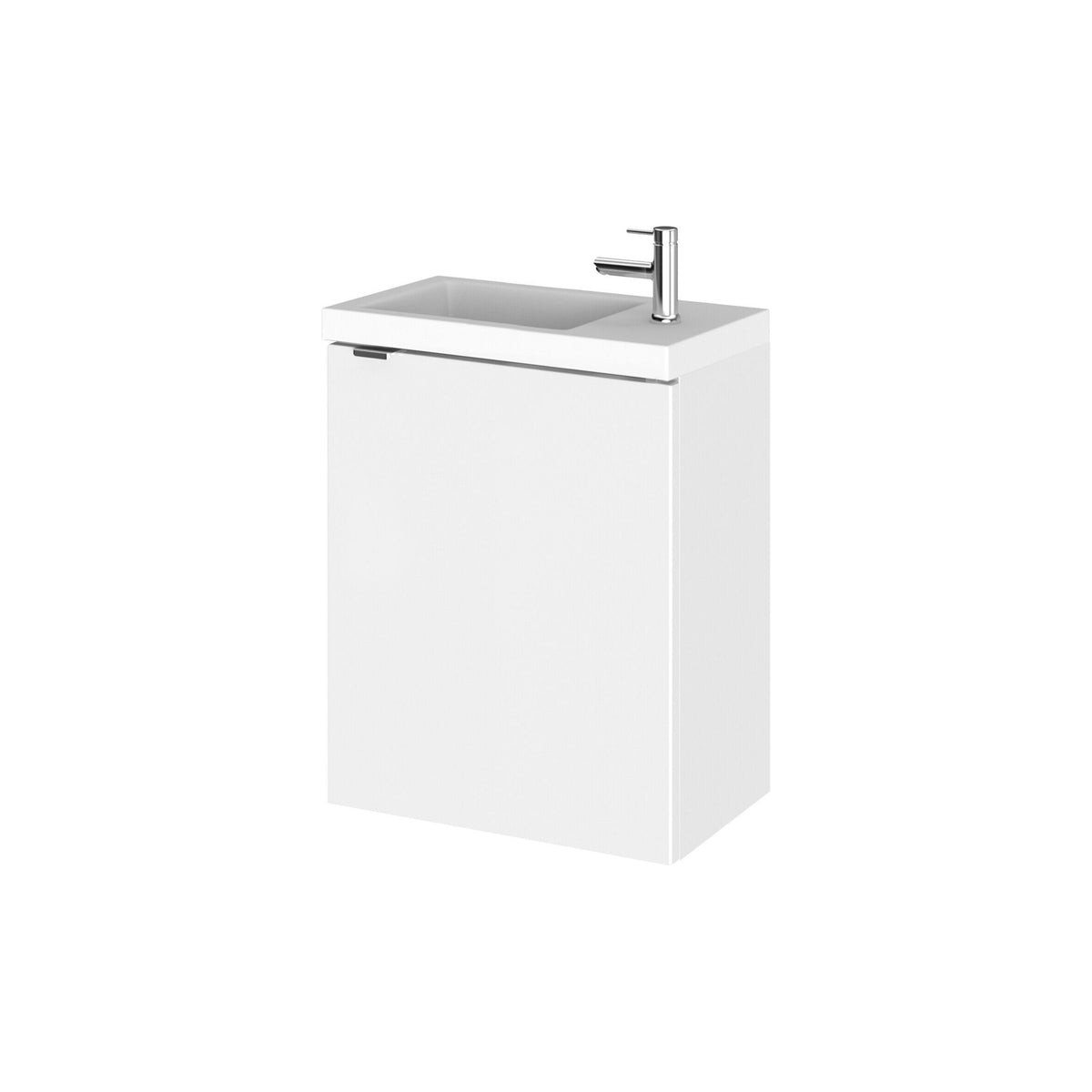 Hudson Reed Fusion 400mm 1 Door Wall Hung Vanity Unit With Basin