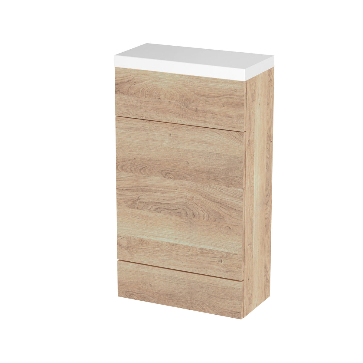 Hudson Reed Fusion 500mm Floor Standing Compact WC Unit with Polymarble Worktop