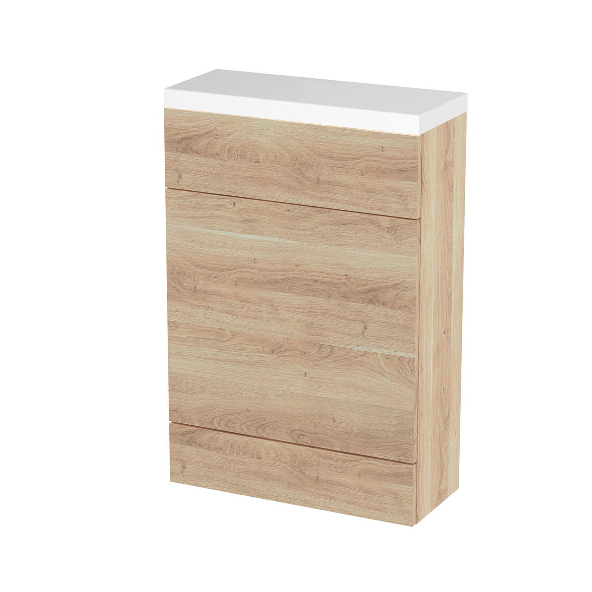 Hudson Reed Fusion 600mm Floor Standing Compact WC Unit with Polymarble Worktop