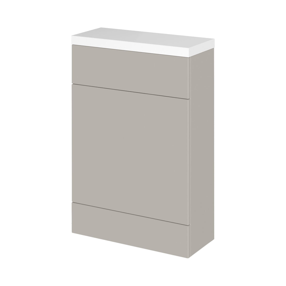 Hudson Reed Fusion 600mm Floor Standing Compact WC Unit with Polymarble Worktop