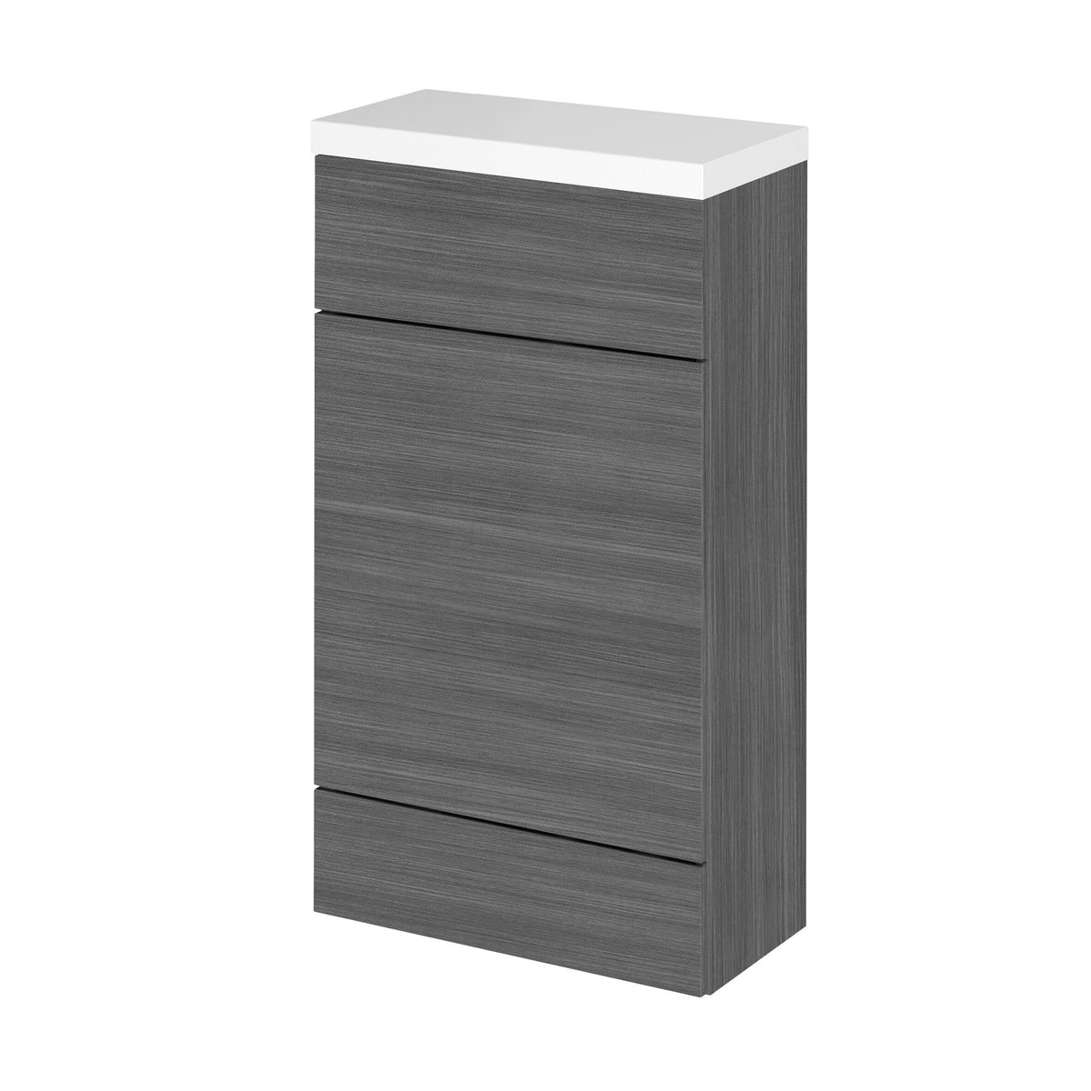 Hudson Reed Fusion 500mm Floor Standing Compact WC Unit with Polymarble Worktop
