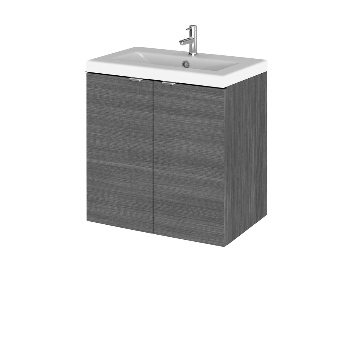 Hudson Reed Fusion 500mm 2 Door Wall Hung Vanity Unit With Basin