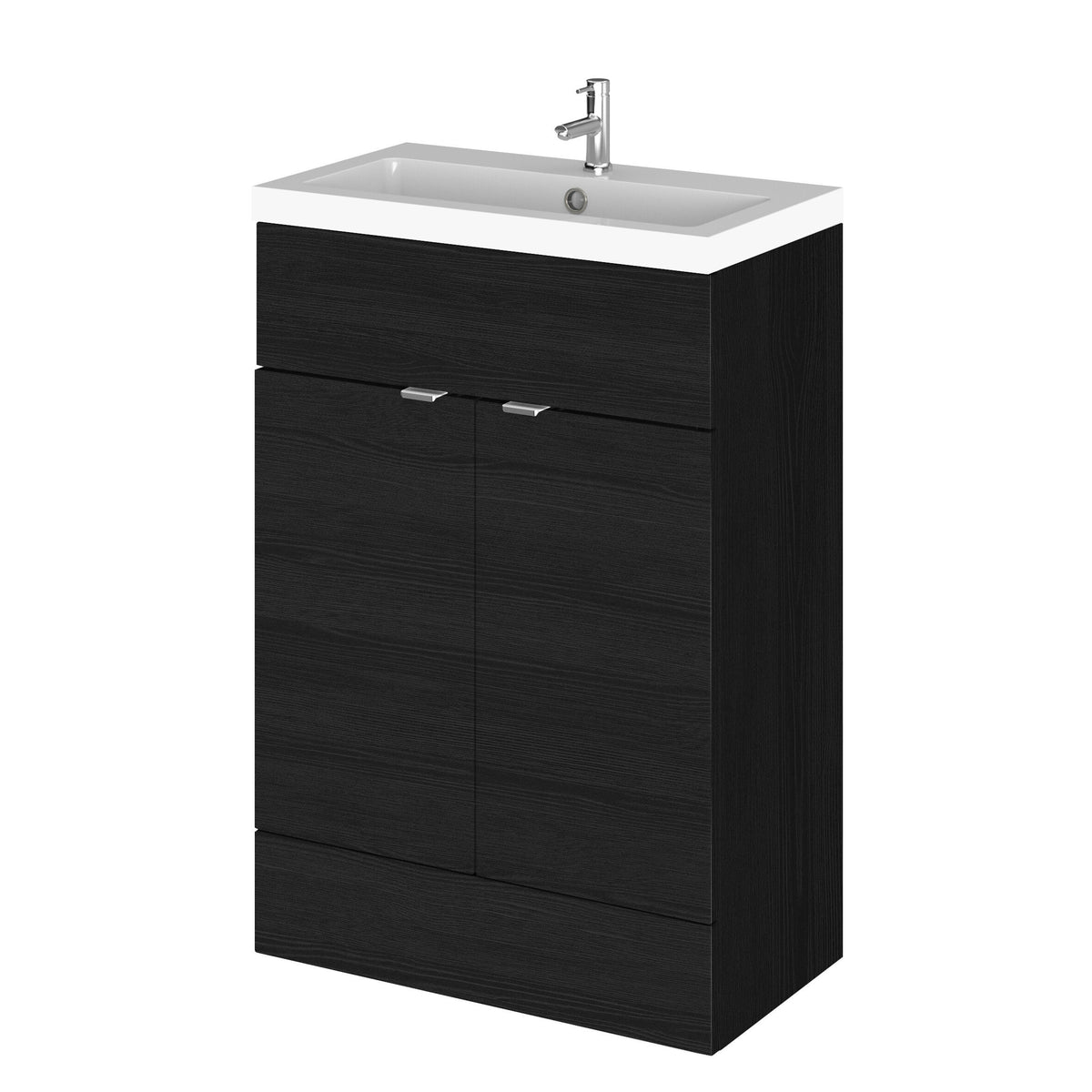 Hudson Reed Fusion 600mm 2 Door Floor Standing Vanity Unit With Basin