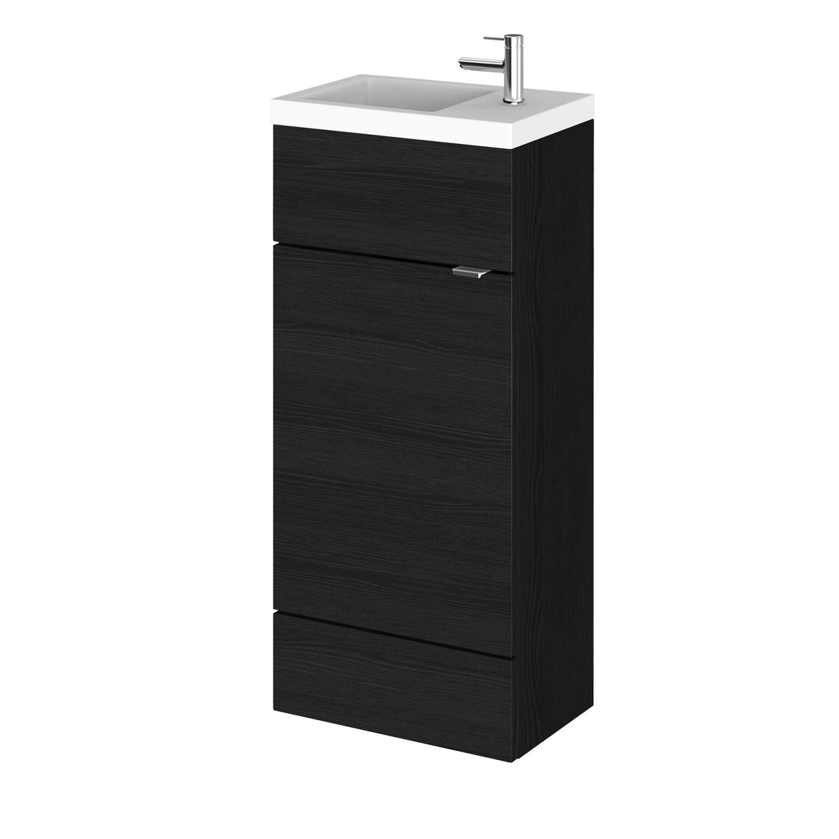 Hudson Reed Fusion 400mm 1 Door Floor Standing Compact Vanity Unit With Basin