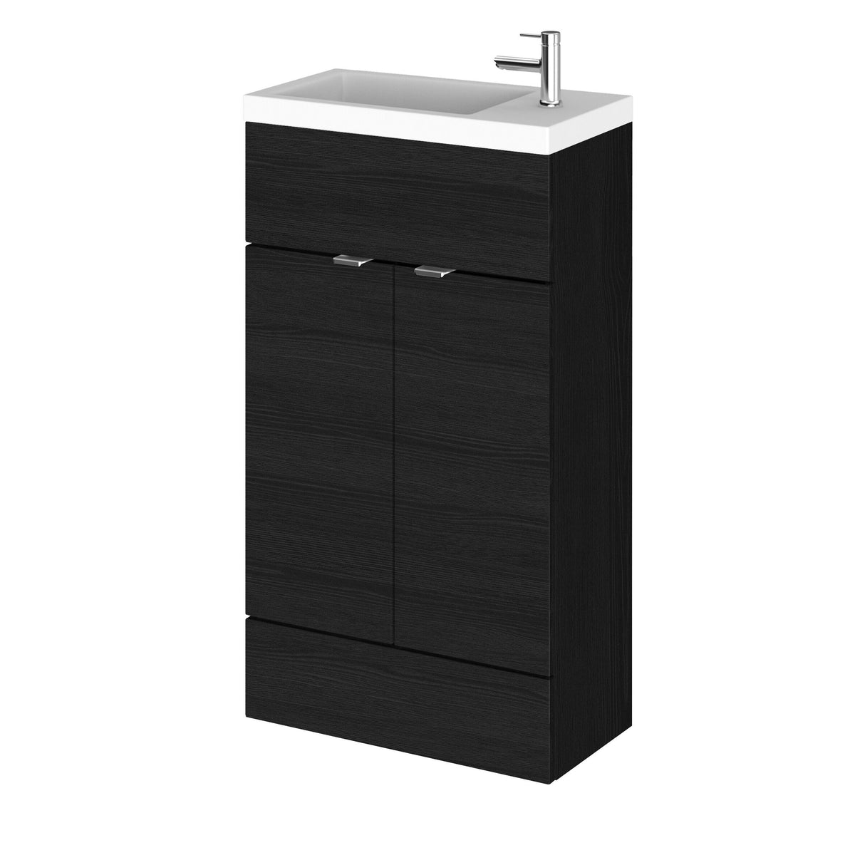Hudson Reed Fusion 500mm 2 Door Floor Standing Compact Vanity Unit With Basin