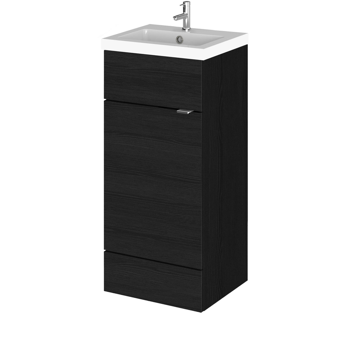 Hudson Reed Fusion 400mm 1 Door Floor Standing Vanity Unit With Basin
