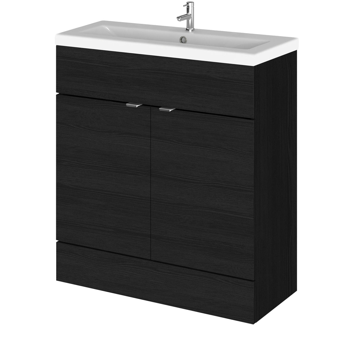 Hudson Reed Fusion 800mm 2 Door Floor Standing Vanity Unit With Basin
