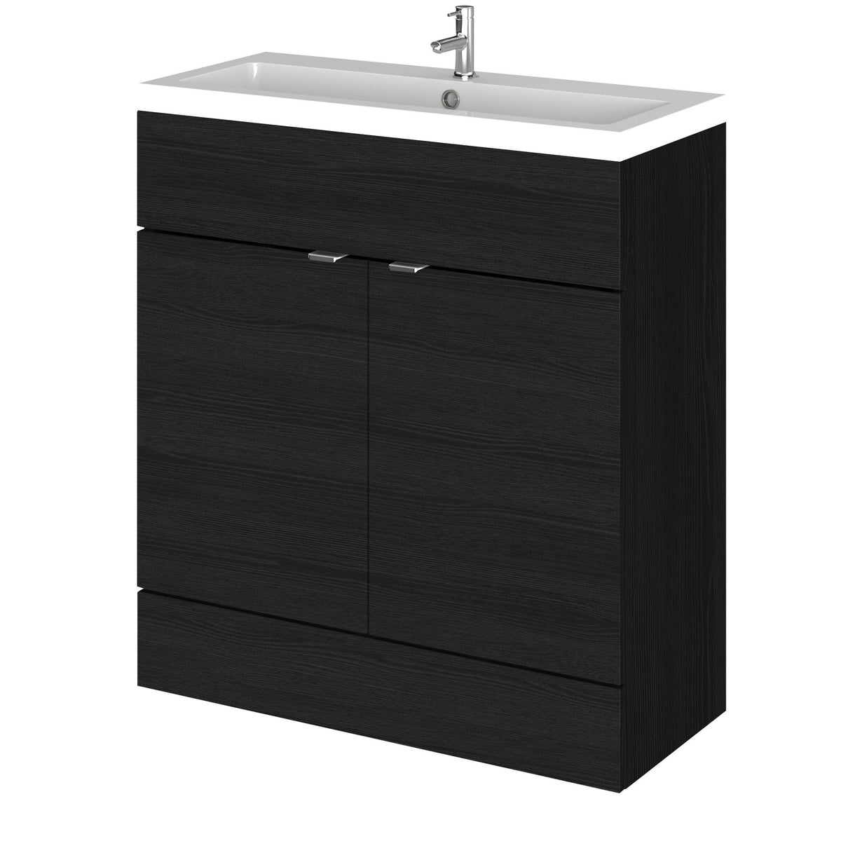 Hudson Reed Fusion 800mm 2 Door Floor Standing Vanity Unit With Basin