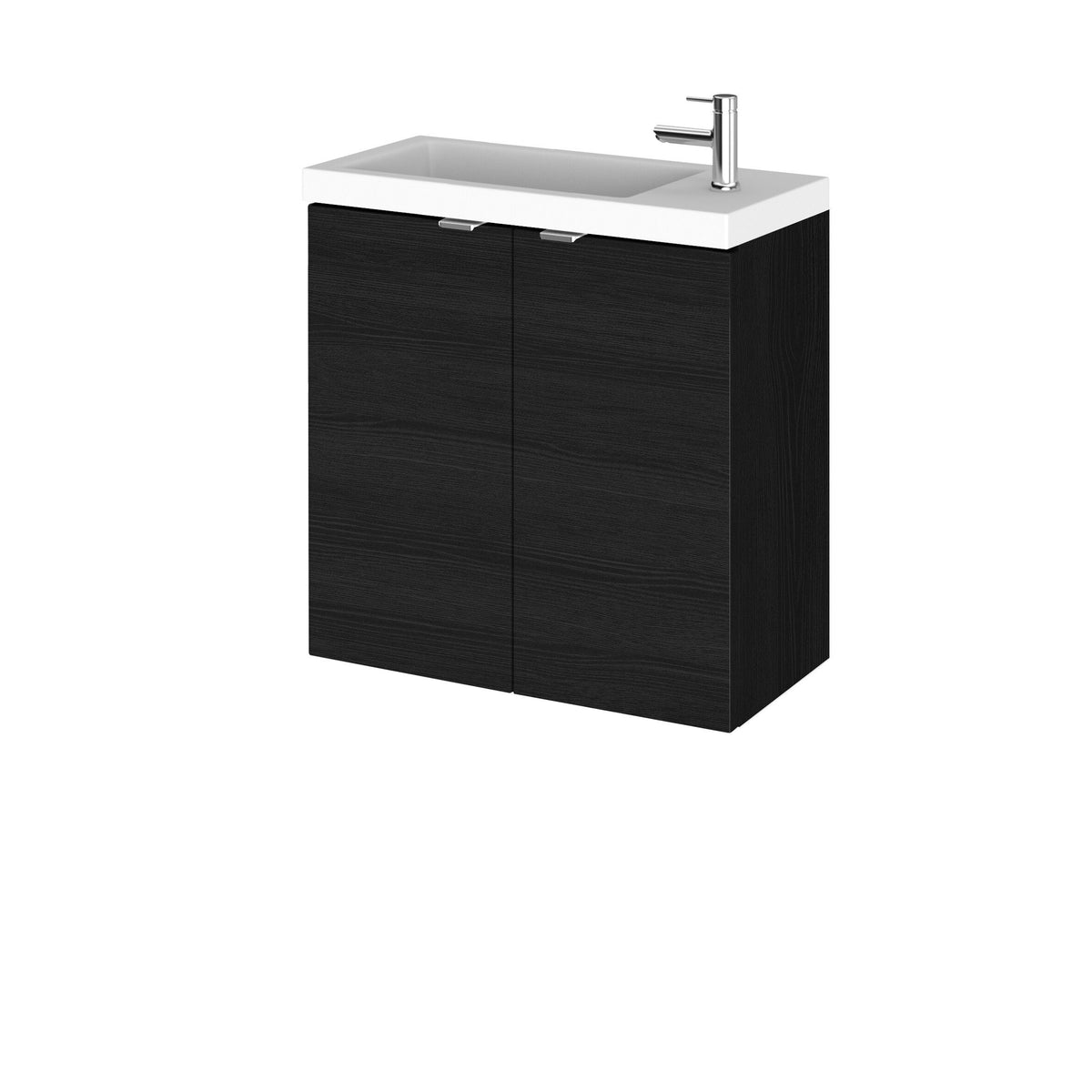Hudson Reed Fusion 500mm 2 Door Wall Hung Vanity Unit With Basin