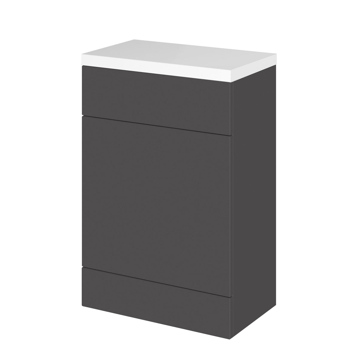 Hudson Reed Fusion 600mm Floor Standing WC Unit with Polymarble Worktop