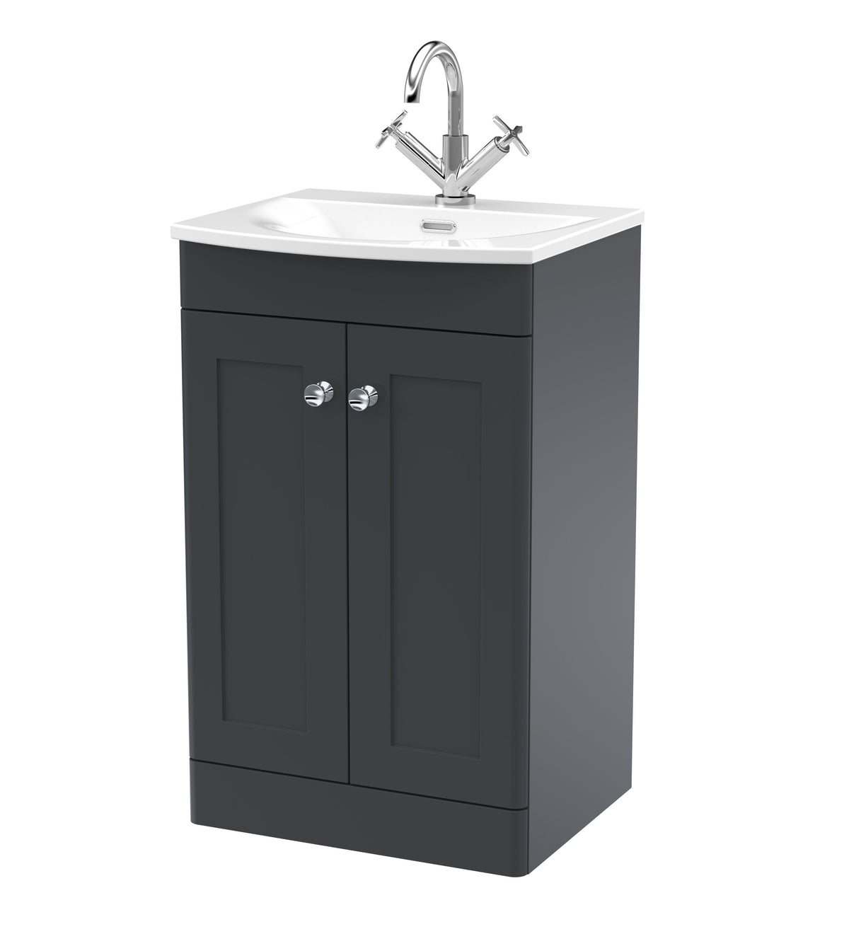 Nuie Classique 500mm 2 Door Floor Standing Vanity Unit With Basin