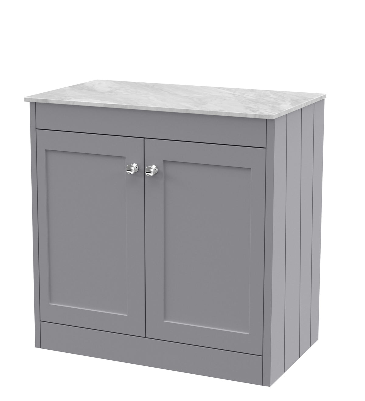 Old London Ashwick 800mm Floorstanding 2-Door Unit With Marble Top