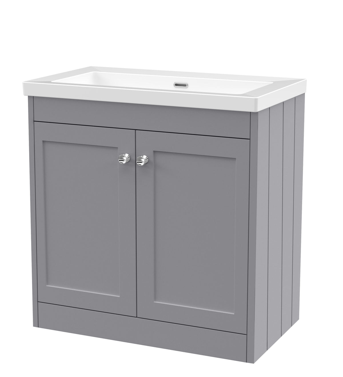 Old London Ashwick 800mm Floorstanding 2-Door Unit With Basin No Tap Hole