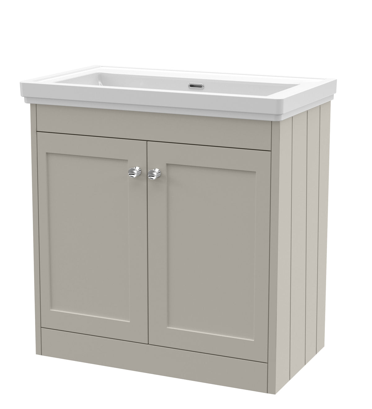 Old London Ashwick 800mm Floorstanding 2-Door Unit With Basin No Tap Hole