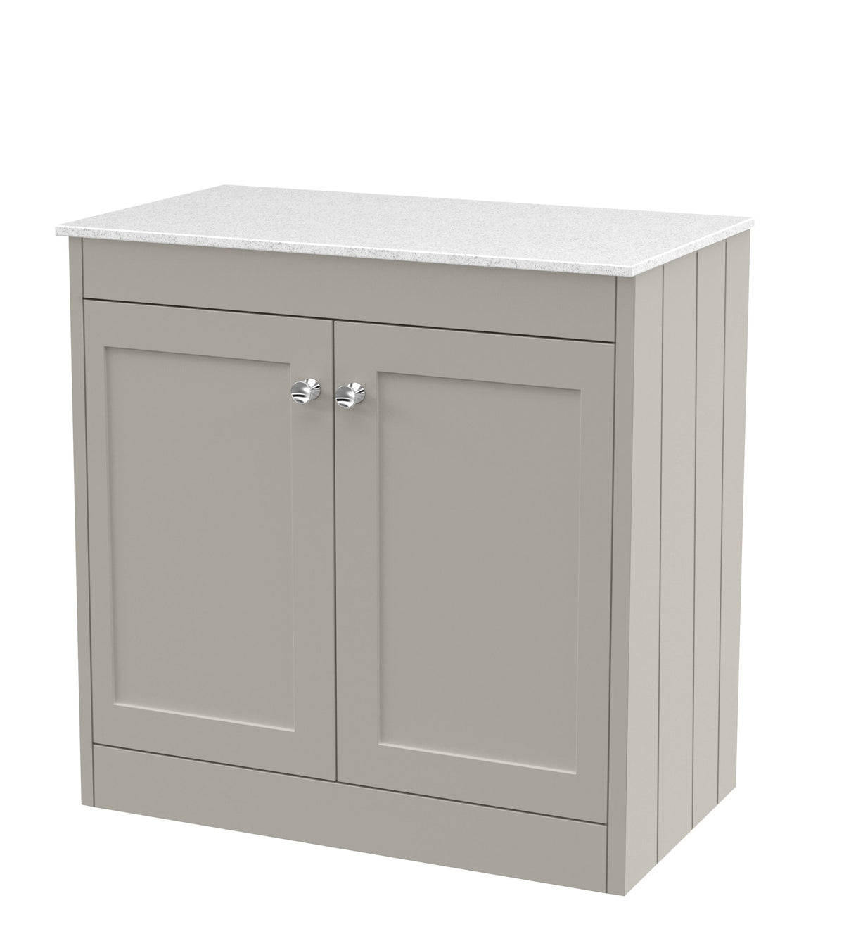Old London Ashwick 800mm Floorstanding 2-Door Unit With Marble Top