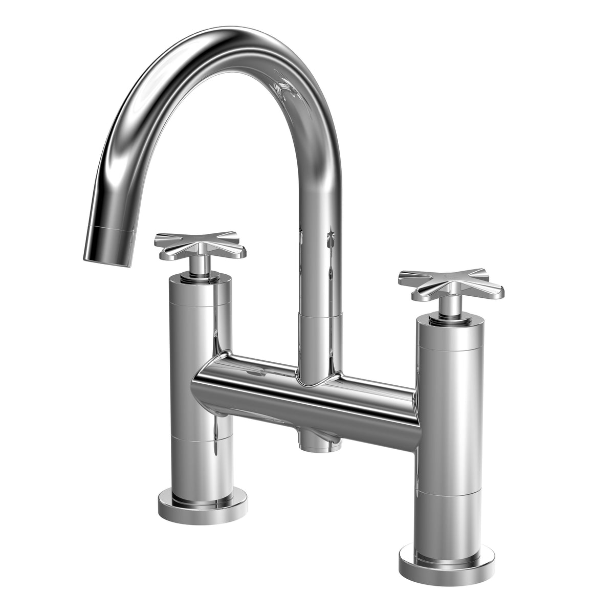 Nuie Aztec Deck Mounted Bath Filler