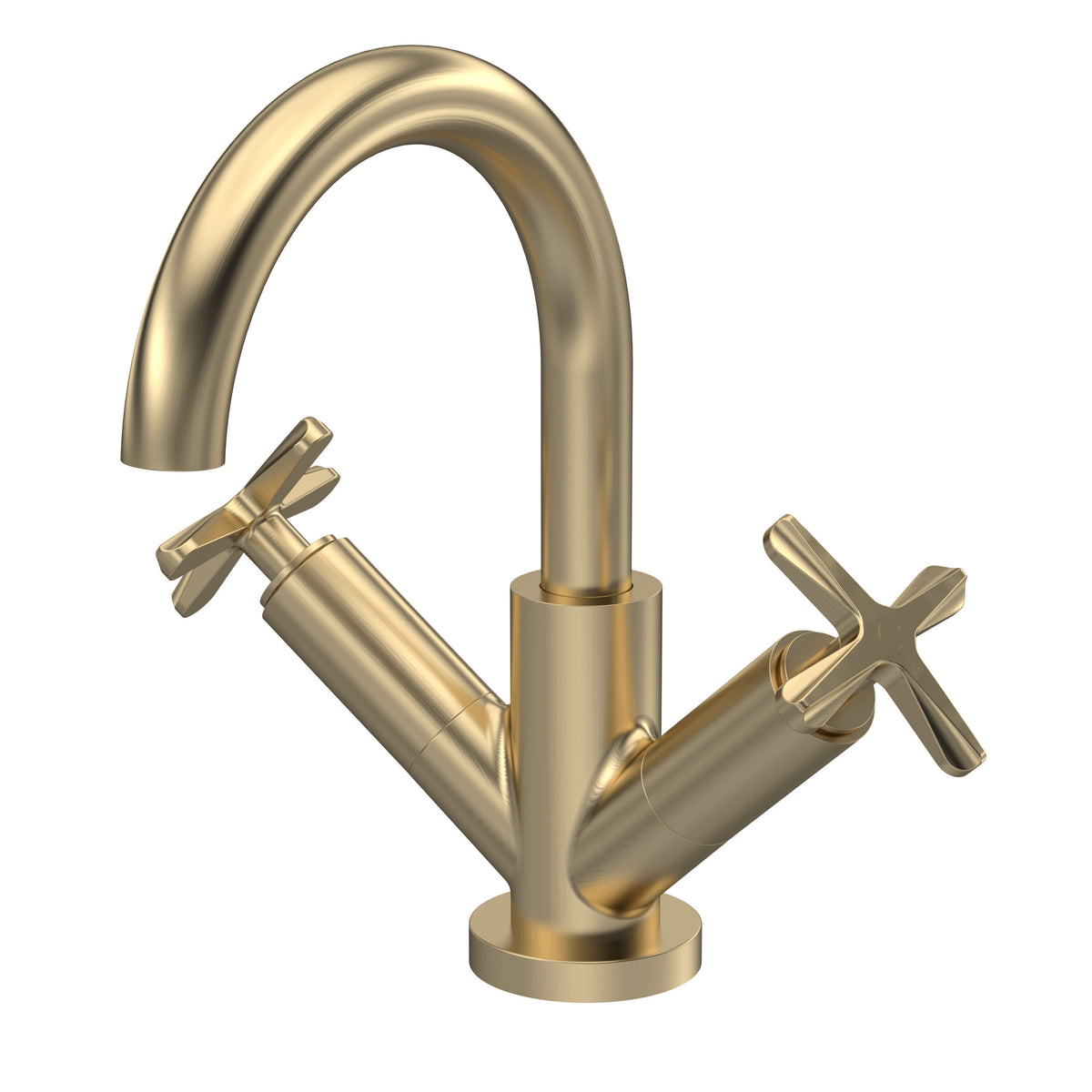 Nuie Aztec Deck Mounted Mono Basin Mixer With Waste